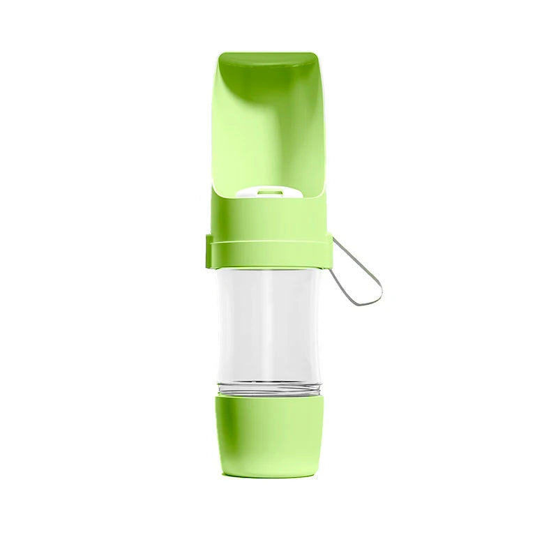 Botella 2 en 1 para Mascotas – Agua y Comida en tus Paseos